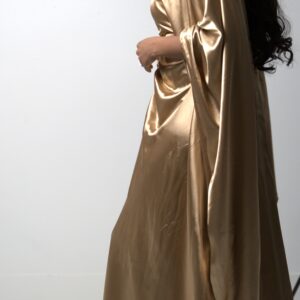 Zarea Satin Bubu Dress | Radiance and grace in every movement - Image 2